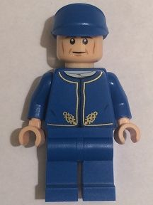 LEGO Minifigure -- Bespin Guard - Light Flesh Head, Detailed Gold Trim-Star Wars / Star Wars Episode 4/5/6 -- SW0611 -- Creative Brick Builders
